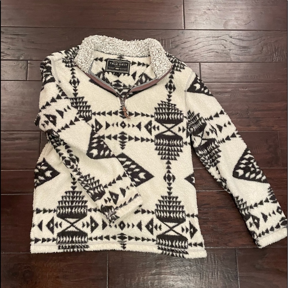 True Grit patterned pullover